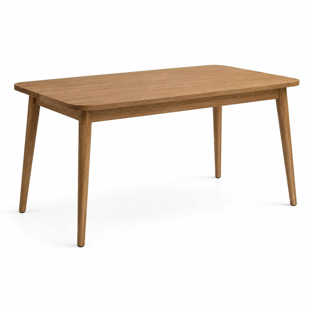 Tavolo da pranzo in legno di rovere verniciato 150x90x75 cm