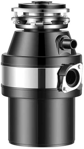 WIQUYBML, Tritarifiuti e parti, 560 W, 1,4 litri, 1800 giri/min, Nero, acciaio inox, vano contenitore, spegnimento automatico