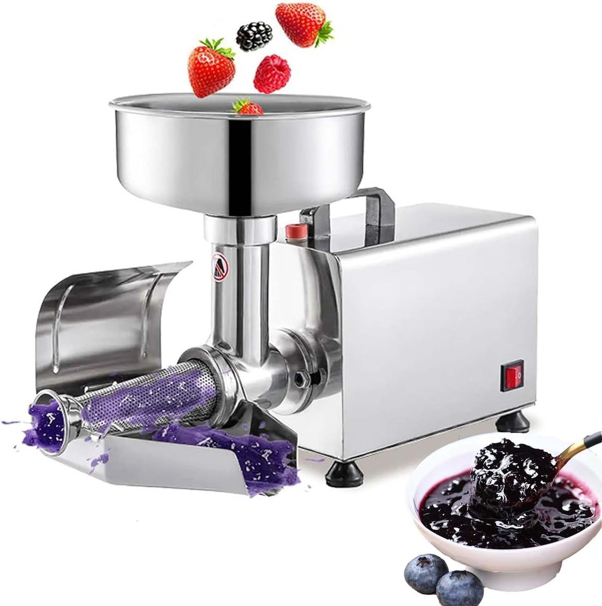 CUTANGELAR, Robot da cucina compatto, 450 W, 49 x 23 x 34,5 cm, 150 kg, Argento, acciaio inox