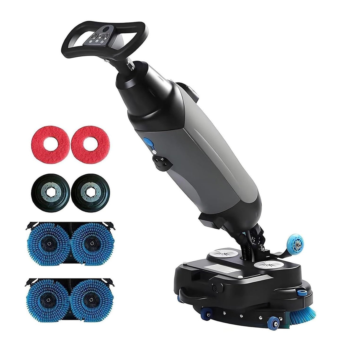 VEXYTRRON, Lavapavimenti, 36 V, 400 W, 15 kPa, Nero, funzionamento senza fili