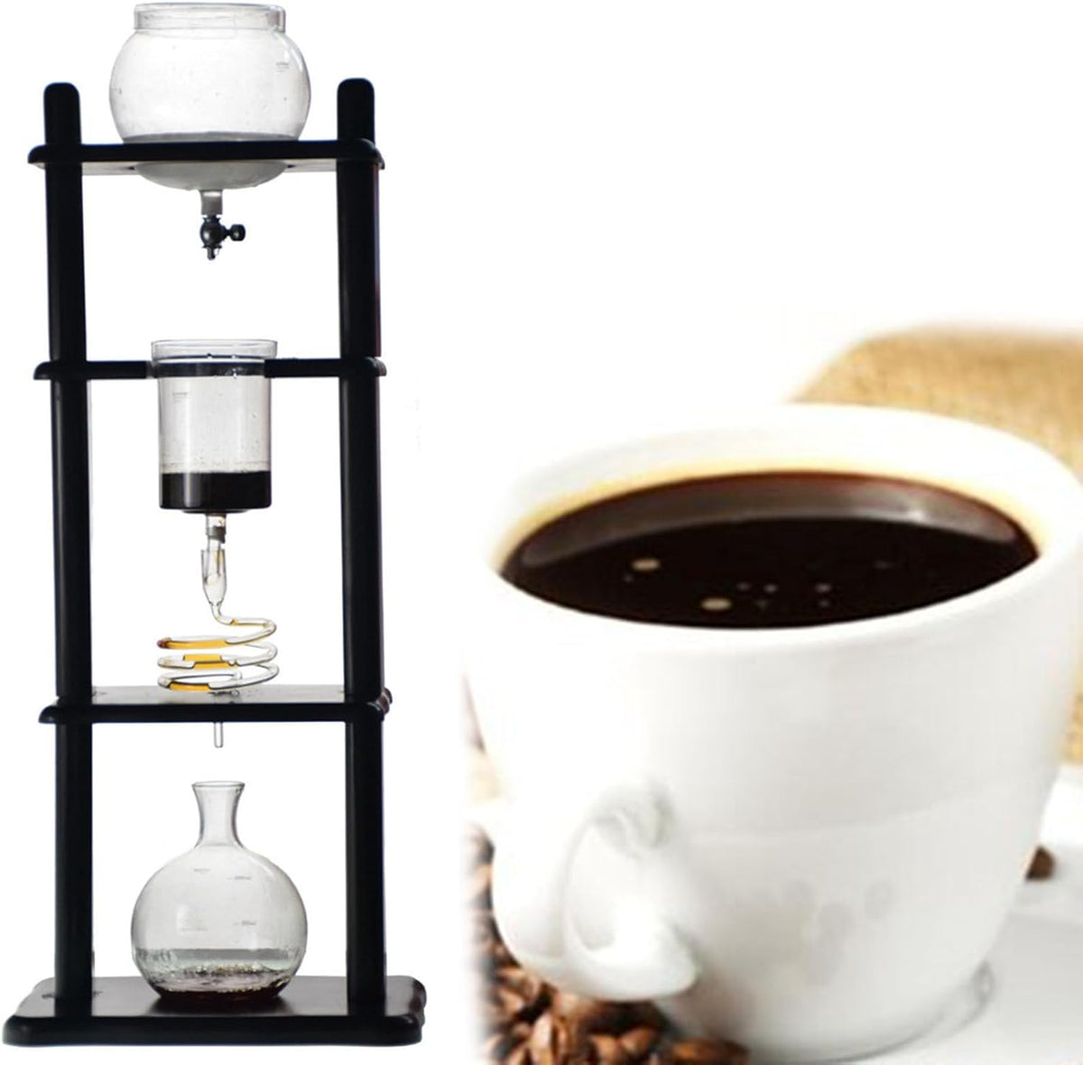 ExoticaBlend, Caffettiere a pistone, 1000 Ml, 81 cm, Trasparente