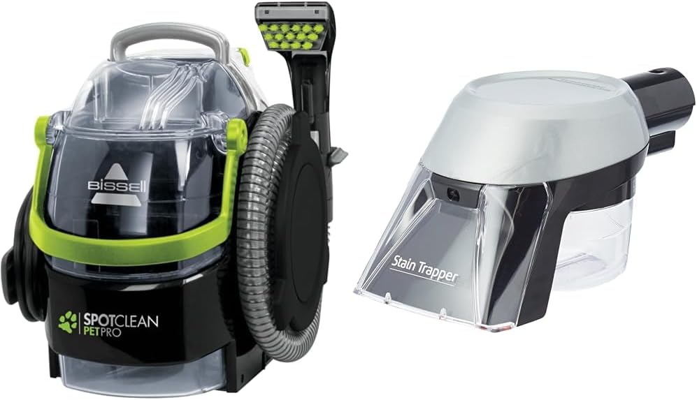 Bissell, Lavatappeti, 750 W, Nero/Verde