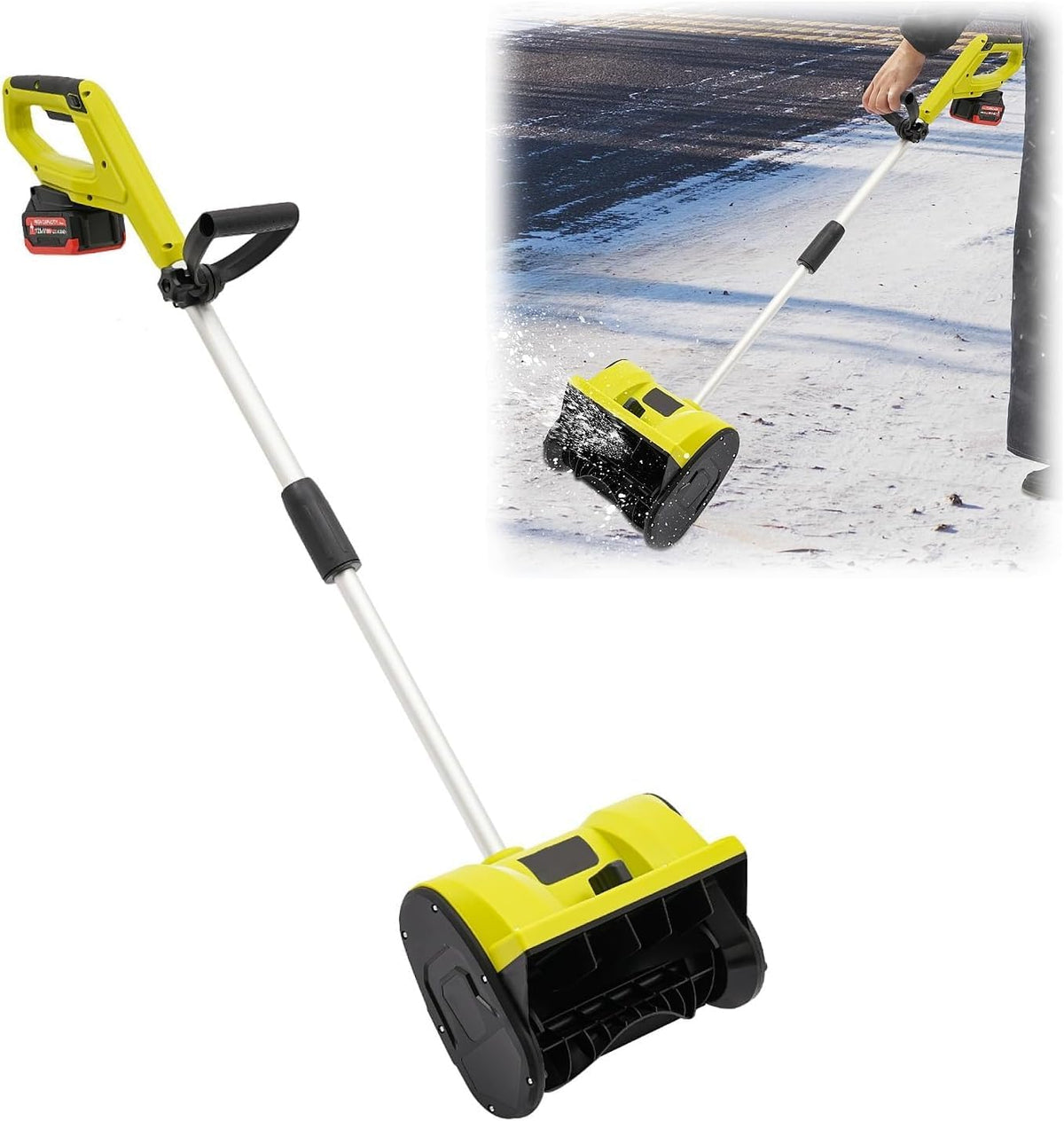 Frese da neve, Chelngveo, 1200 W, 2200 giri/min, 33 cm, Nero