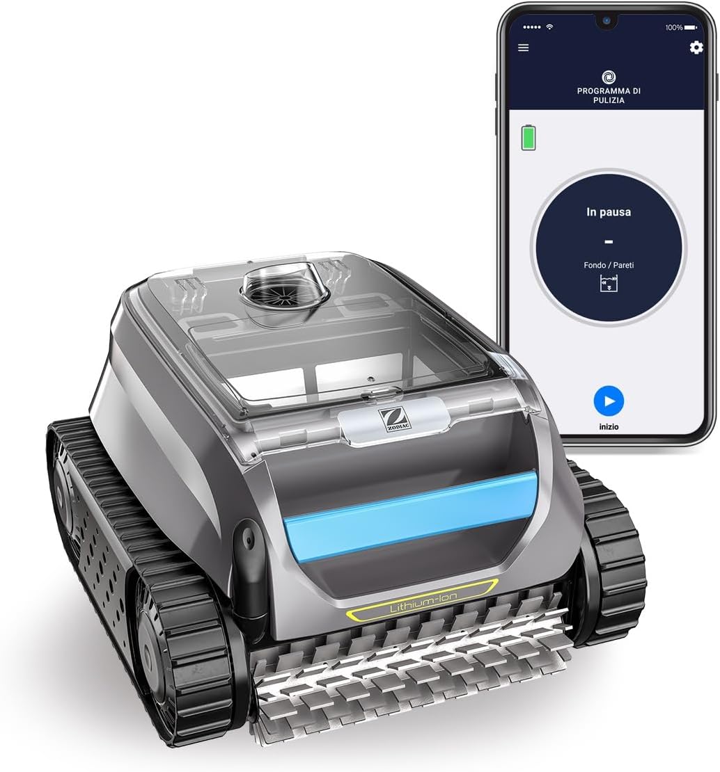 Zodiac, Robot aspirapolvere, OF42, 50 m, 10 x 5 m, Nero