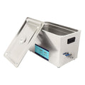 NIGORIY, Lavatrice, 30 L, 600 W, 63,7x40x38 cm, Bianco, acciaio inox