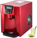 LYDBMYT, Macchina per cubetti di ghiaccio, 185 W, 12 kg, 2 L, Argento, acciaio inox