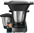 Cecotec, Robot da cucina, 1600 W, 3,3 litri, Argento, acciaio inox, vano contenitore, 37 Funzioni