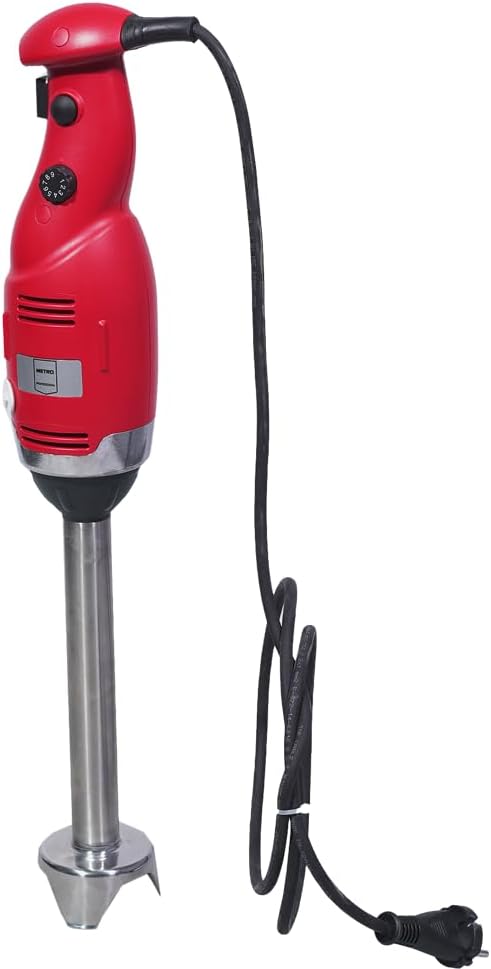 METRO Professional, Frullatore, GSM1015D, 9.1x9.1x55 cm, 8.2 cm, 9.000 giri/min, Argento/Rosso, acciaio inox