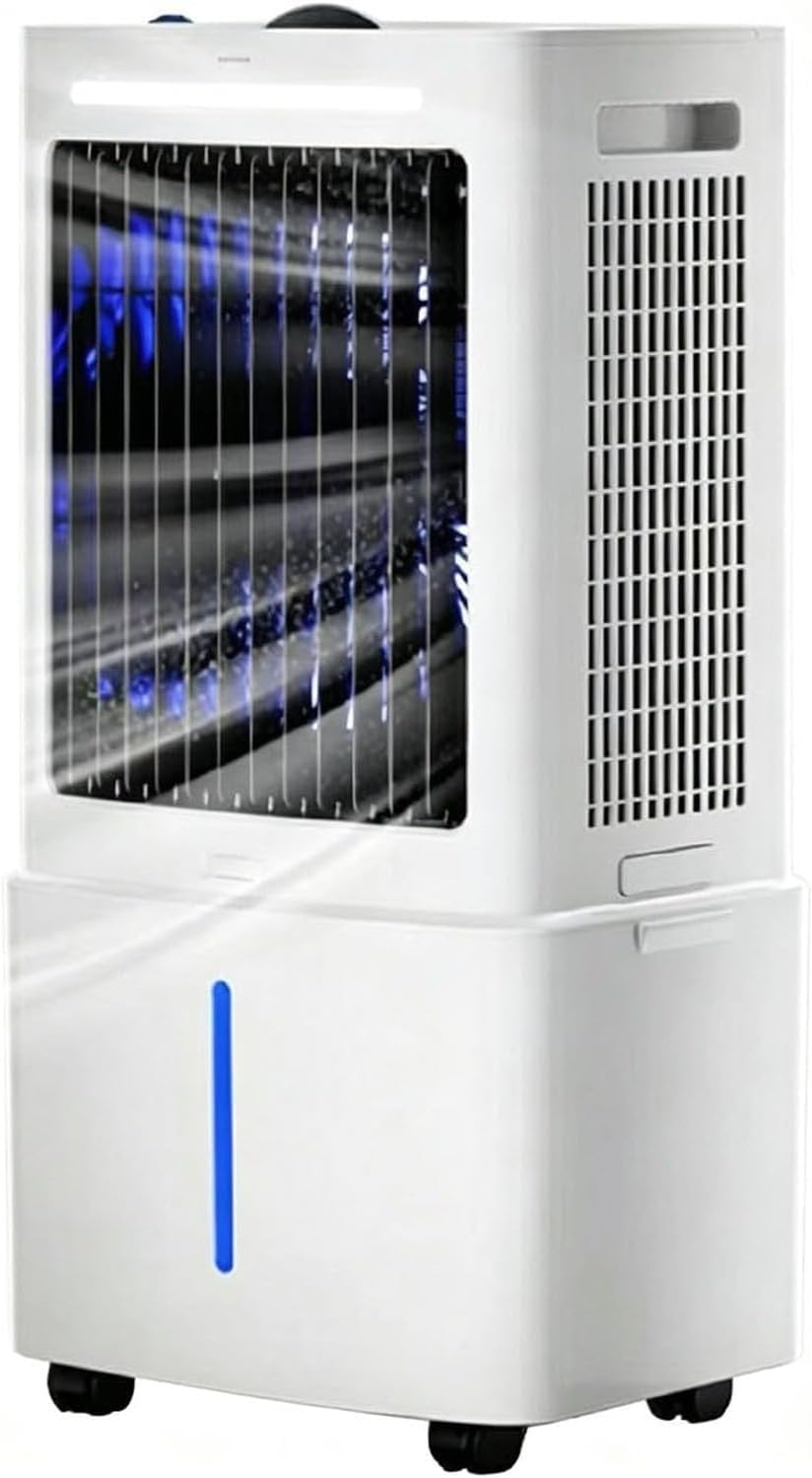 LCAIHONG, Condizionatore, 78 cm, 39x34x78 cm, 2000 m³/h, Bianco, telecomando, timer