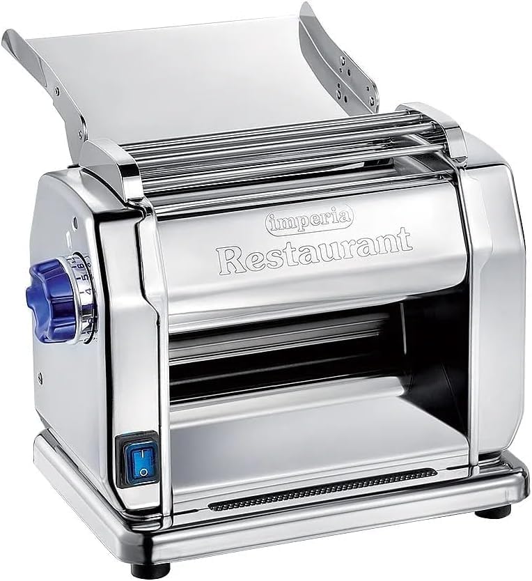 YesEatIs, Macchine per la pasta elettriche, 160 W, 220 mm, 12 kg, Argento, acciaio inox