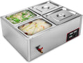 Tavolo, BDJSN, 850 W, 6 Pollici, 700 x 570 x 260 mm, Argento, acciaio inox, vano contenitore