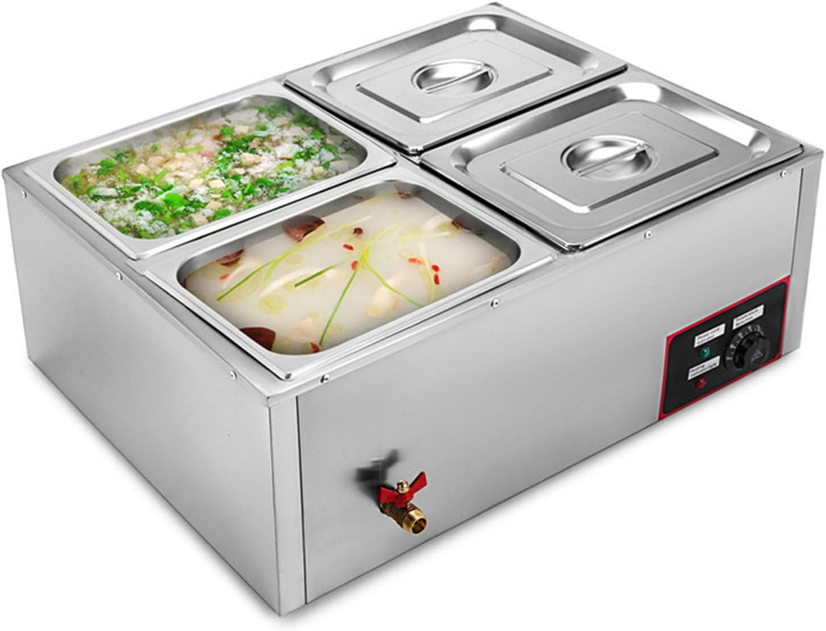 Tavolo, BDJSN, 850 W, 6 Pollici, 700 x 570 x 260 mm, Argento, acciaio inox, vano contenitore