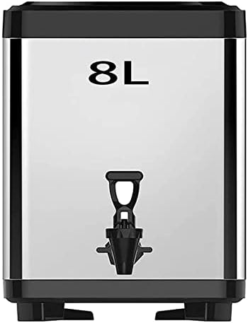 asdchZen, Distributori e fontane d'acqua, 8 L, 26,5× 29 cm, Argento, acciaio inox, vano contenitore