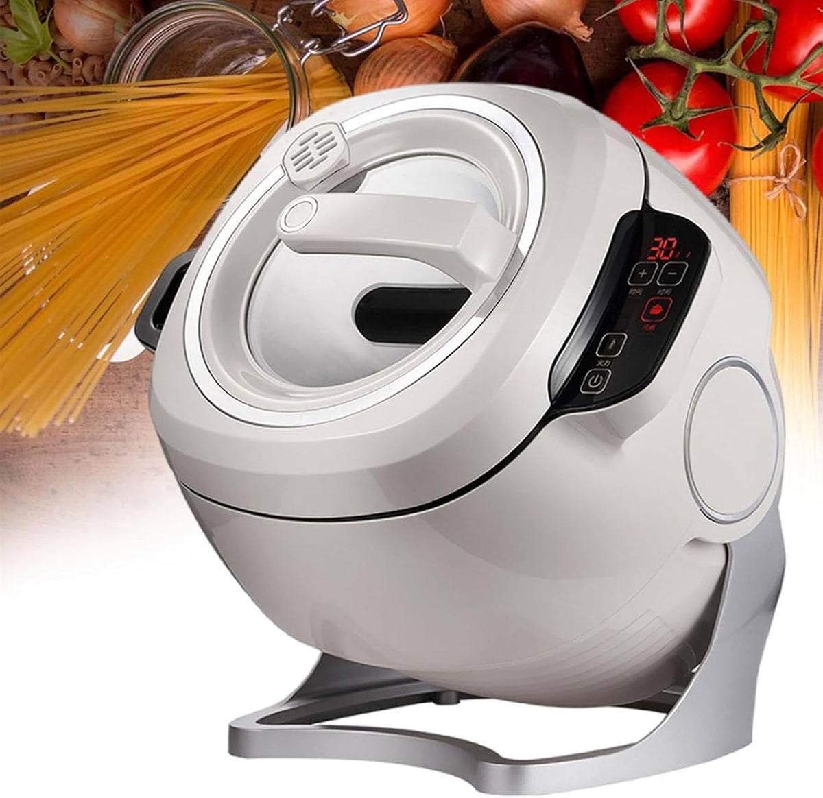 Robot da cucina, ZHJOPP, 220 v, 6 LITRI, Nero, autopulizia