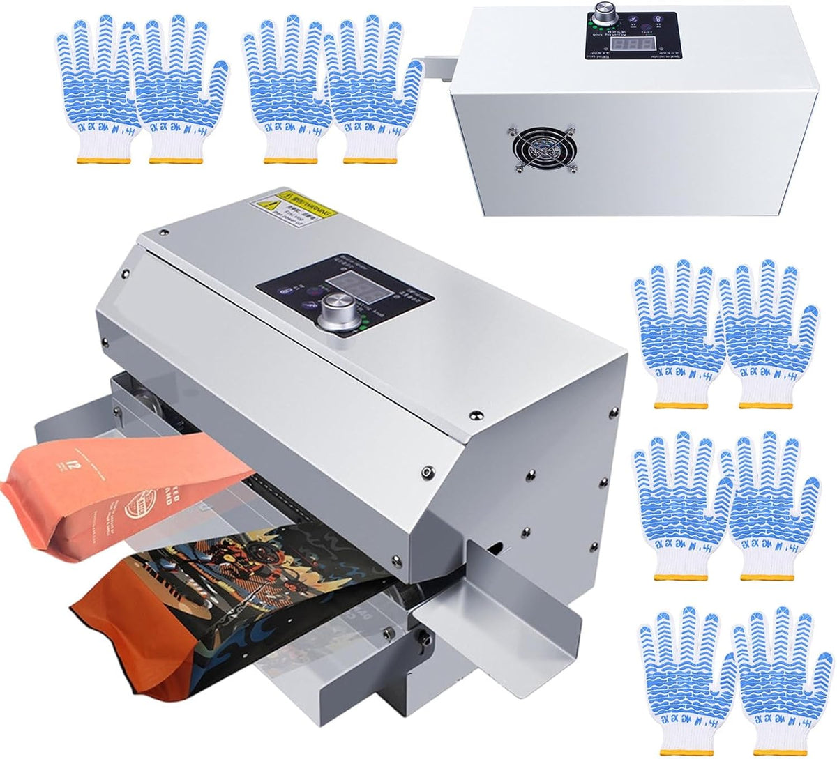 forplubossmmp, Macchine sottovuoto per alimenti, 6 m, 300 W, Nero, illuminazione LED