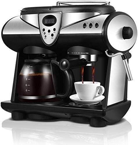 Macchina da caffè, 1,5 L, Nero/Argento, timer, spegnimento automatico
