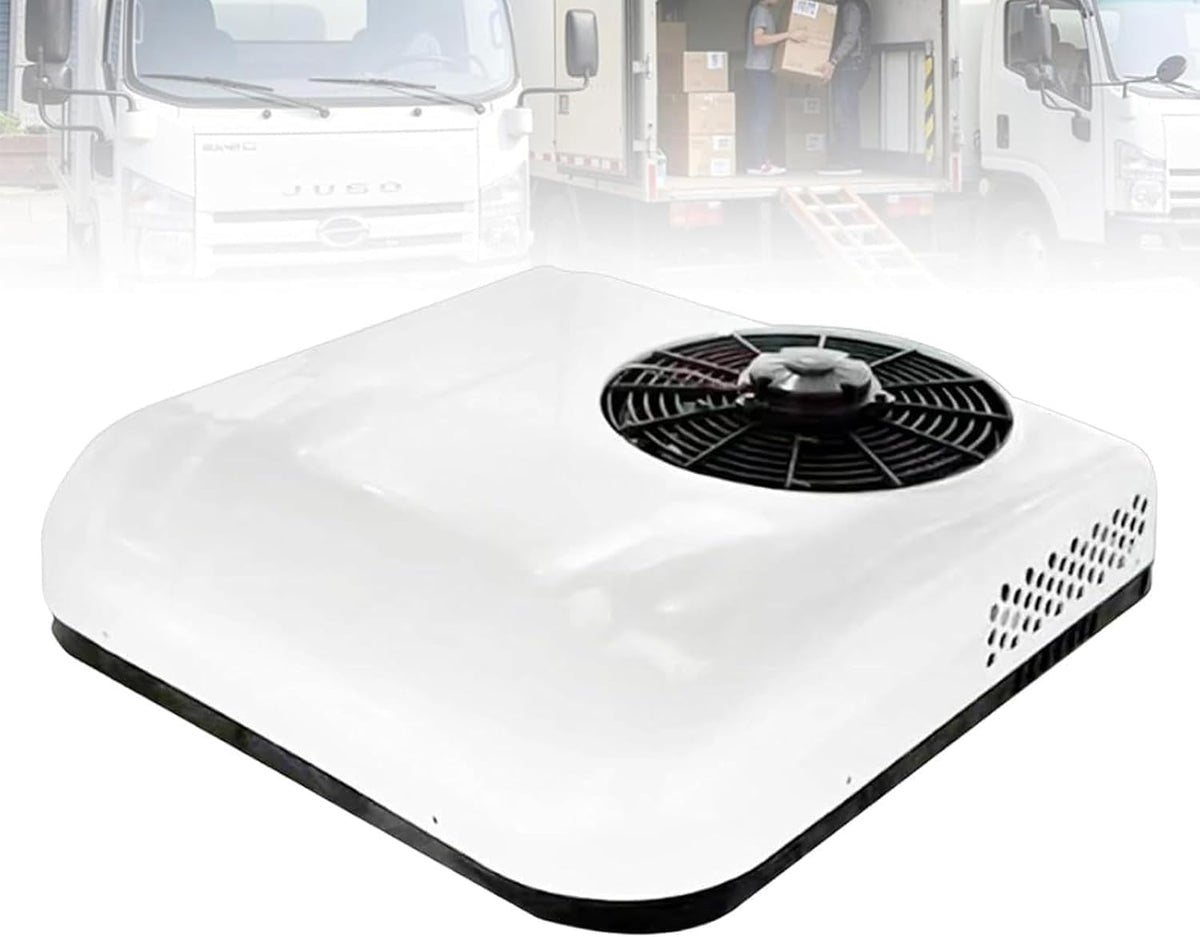 LHUITUI, Condizionatore, 12 V, 7500 BTU, 800 W, Bianco, telecomando, motore inverter