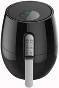 YHQKJ, Forno elettrico, 5,2 Litri, Nero/Argento, Airfryer