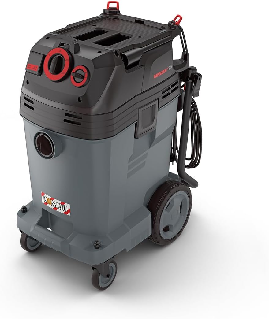 MENZER, Aspirapolvere solidi e liquidi, 180 kg, 440 l, 240 V, Nero