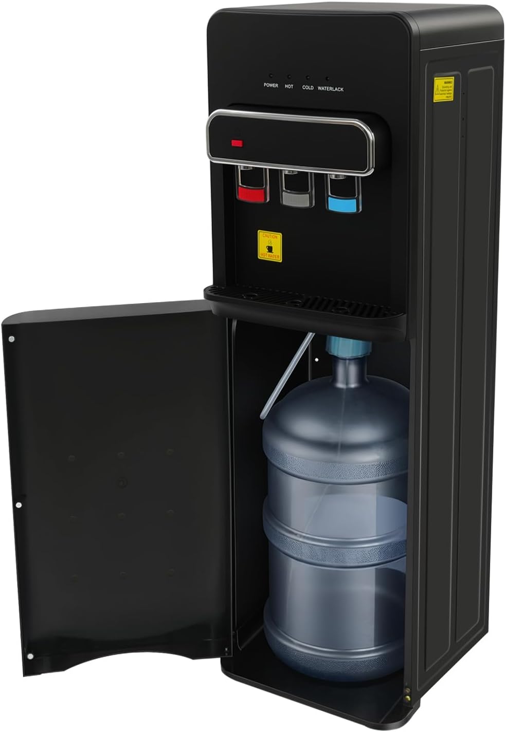 Goddlgjik, Distributori e fontane d'acqua, 550 W, 220 V, 32 x 31 x 96 cm, Nero, 3 in 1