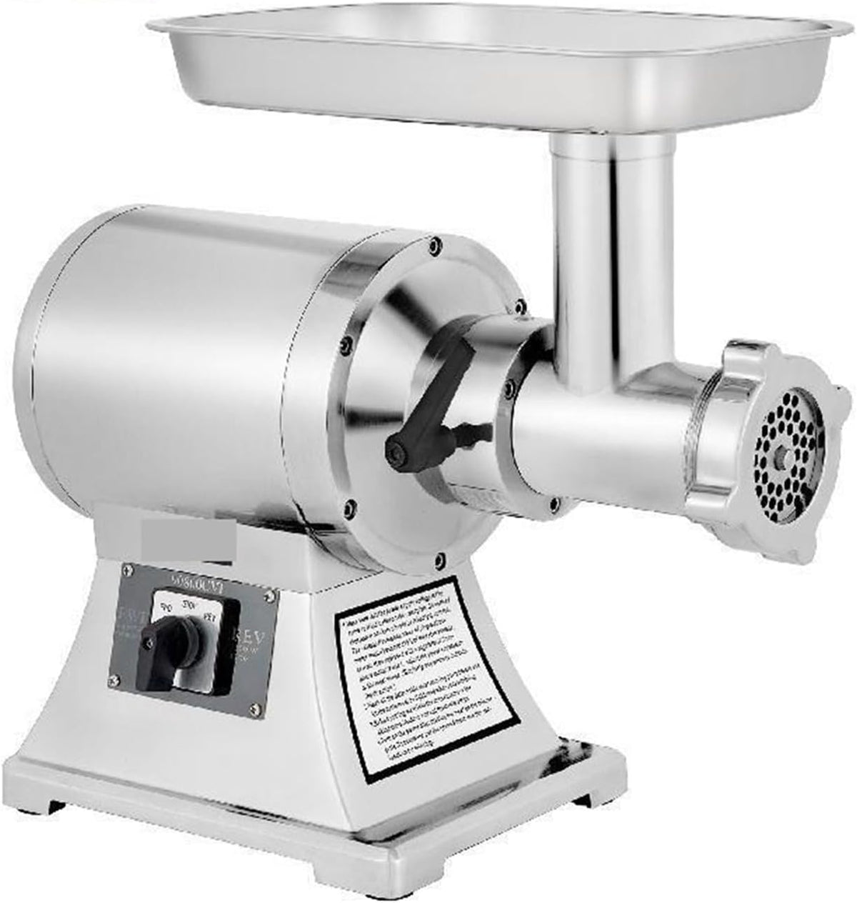 CVFRDD, Robot da cucina, 1100 W, 225 giri/min, 6 mm, Argento, acciaio inox