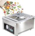 Xjymposium, Macchine sottovuoto per alimenti, DZ-260, 370 w, 220 V, 260 mm, Nero, acciaio inox