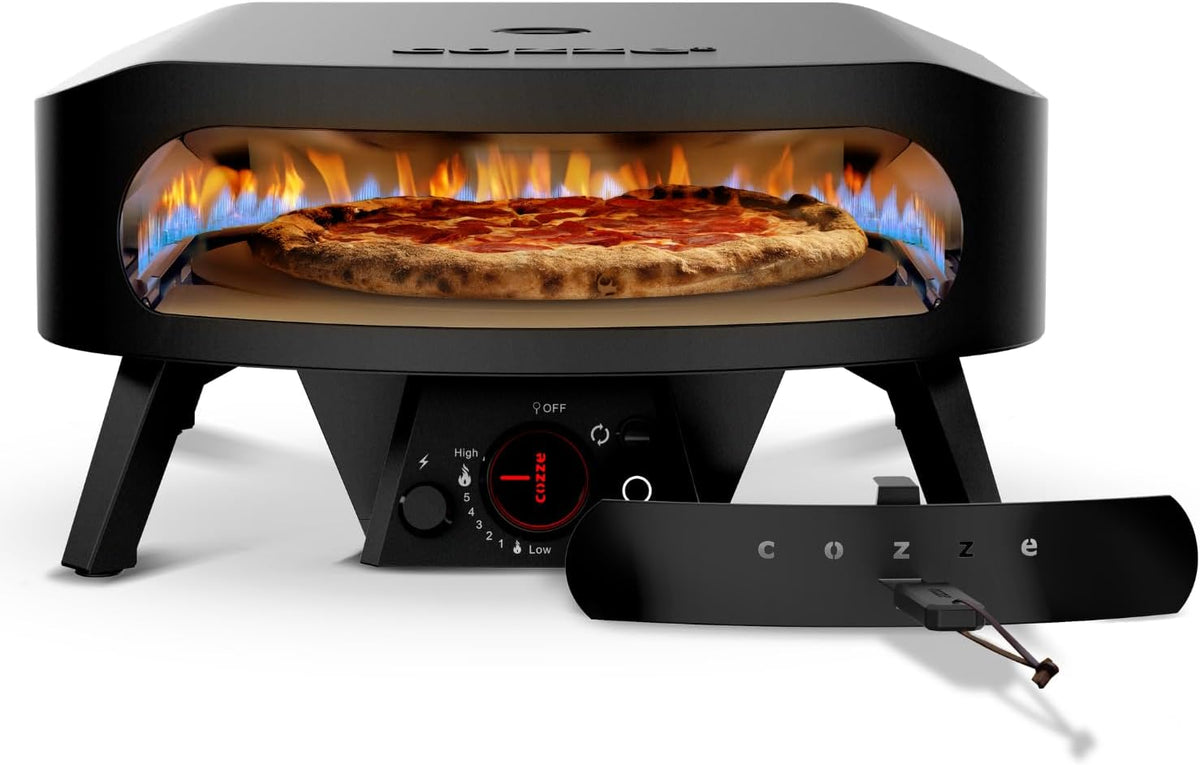 Forno elettrico, cozze, 43 cm, Nero