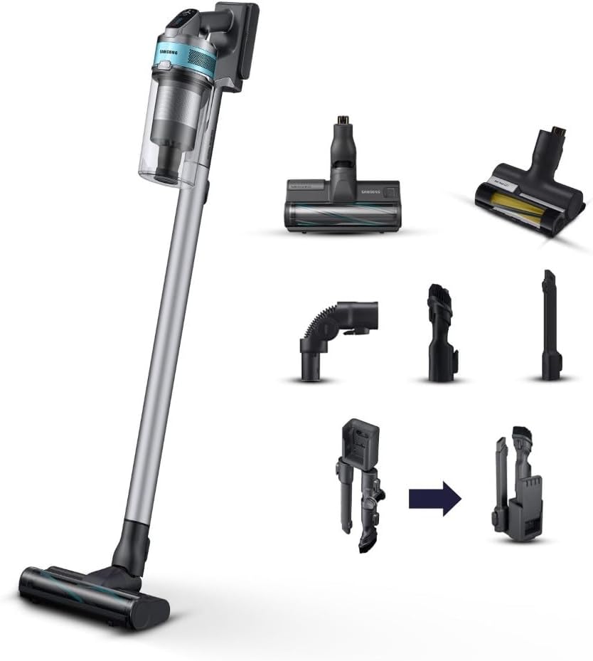 Aspirapolvere verticale, VS20B75AGR1/WA, Samsung, 200 W, 1,66 kg, Nero, motore inverter, 2 in 1
