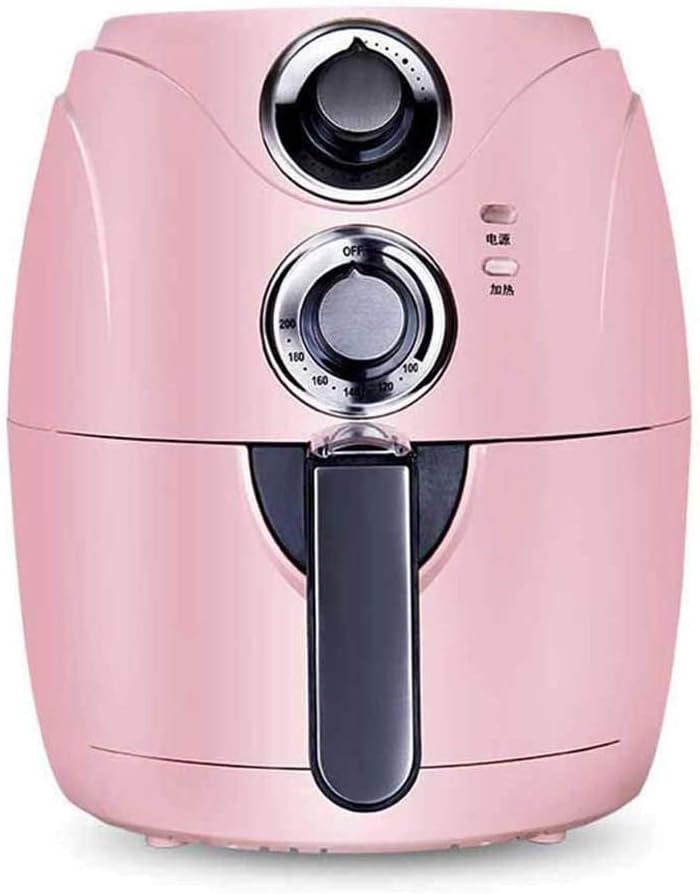 JHLP, Friggitrice ad aria, 2,5 l, 275 x 275 x 320 mm, 3,5 kg, Nero, acciaio inox, timer, Airfryer