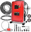 XIIW, Disgorganti per tubature, 400 W, 23,5 m, 100 mm, Argento