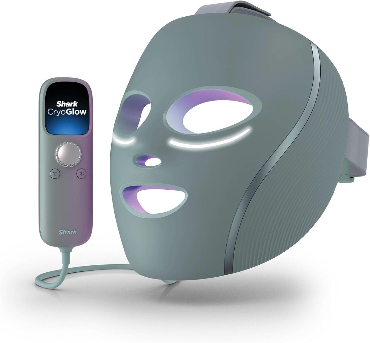 Shark, Maschere, FW312UKSG, Rosso/Blu, alluminio, illuminazione LED, USB-C, telecomando