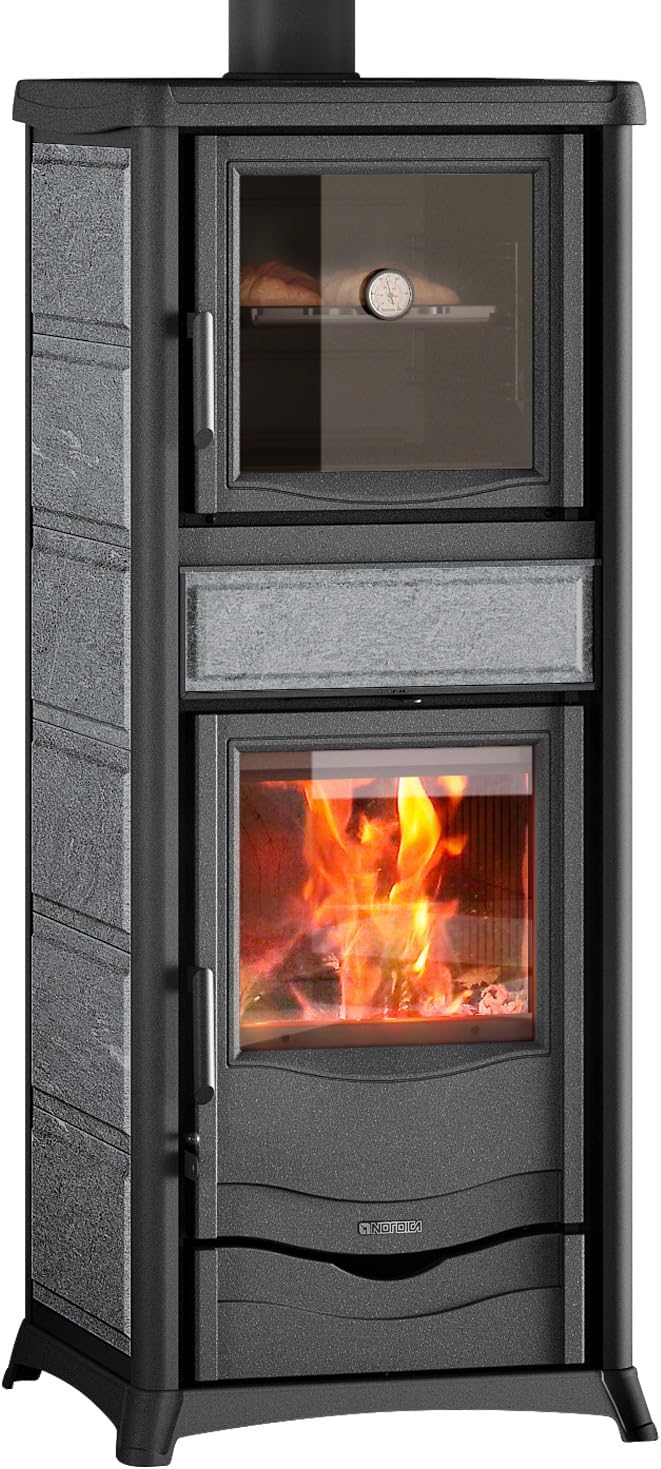Forno elettrico, La Nordica, 9,4 kW, 130 mm, 35 cm, Nero/Argento, vano contenitore