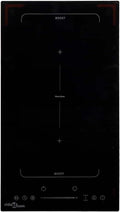 ZXQVLMRS, Piano cottura a induzione, 288 x 520 mm, 3500 W, Nero, timer, protezione dal surriscaldamento