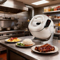 twostronking, Robot da cucina, 2000 W, 6 L, 260 °C, Argento, acciaio inox, vano contenitore