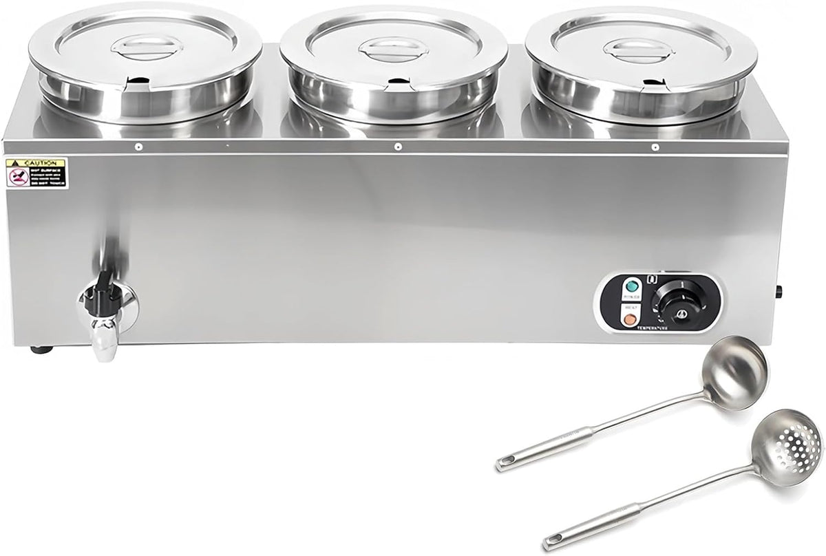 Credenza, 3-220V, SAIYERUS, 30-85 °C, 1500 W, 220 V, Nero, acciaio inox