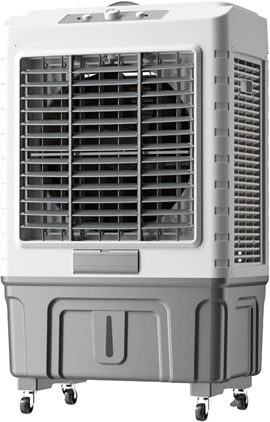 Raffrescatore evaporativo, PQXQZ, 55 Litri, 50×37×88 cm, 34,6 pollici, Nero