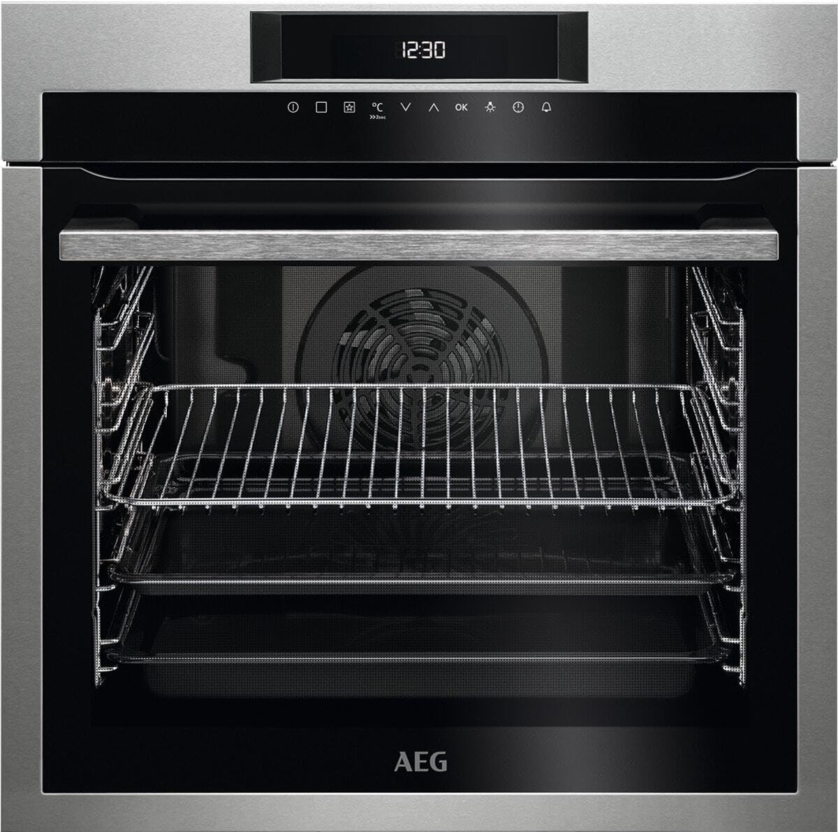 AEG, Forno da incasso, BEE641222M, 72 L, Argento