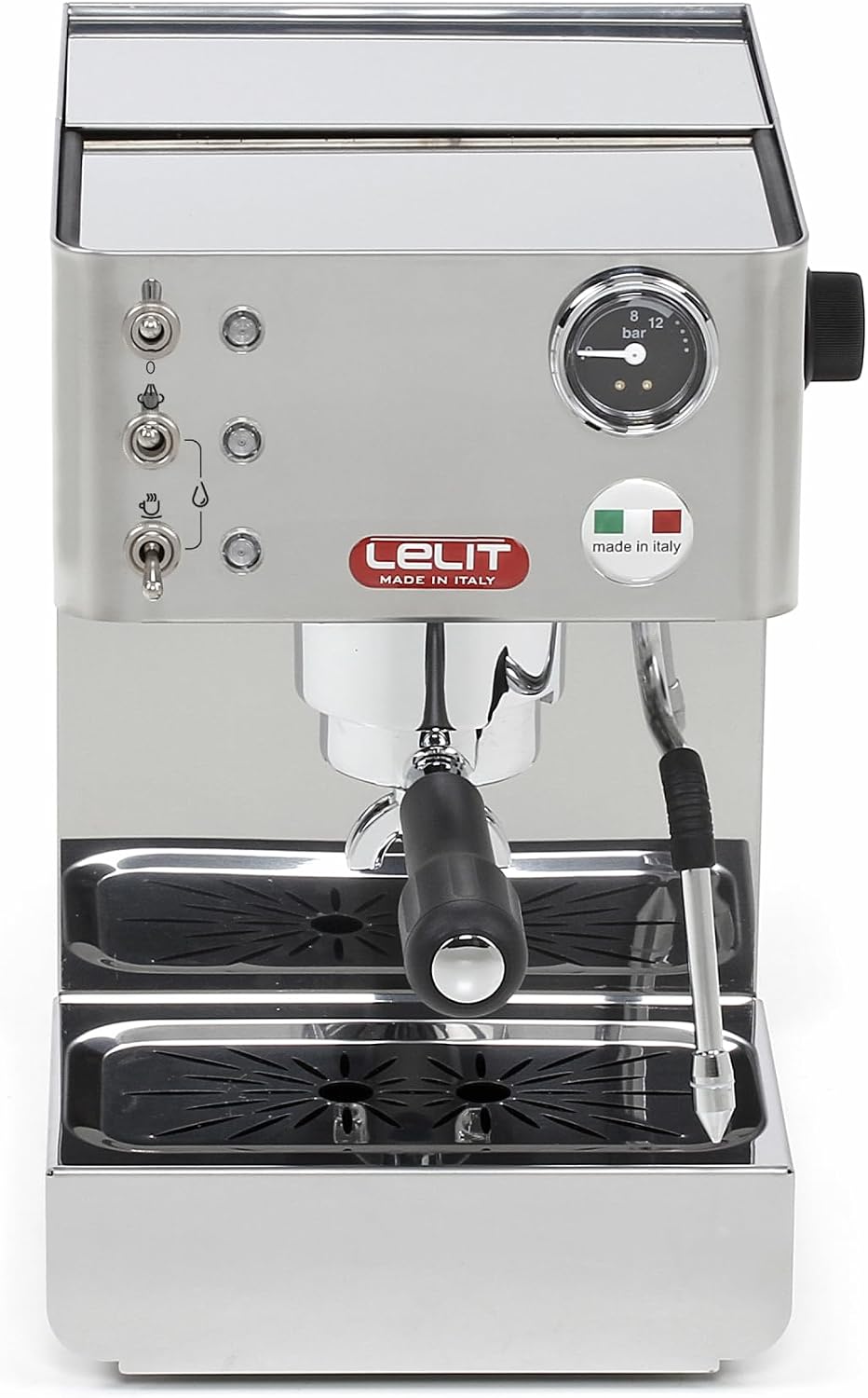 Lelit, Macchina da caffè, PL41LEM-2G80, Argento, acciaio inox