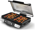 Piastre, Ninja, 120 °C, Argento/Nero, timer