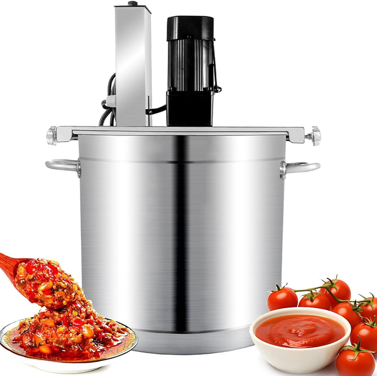 Frullatore, 110 V, 15 L, 200 W, Nero, acciaio inox