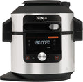 Ninja, Friggitrice ad aria, OL650EU, 7.5 L, Argento, acciaio inox, Airfryer, 12 Funzioni