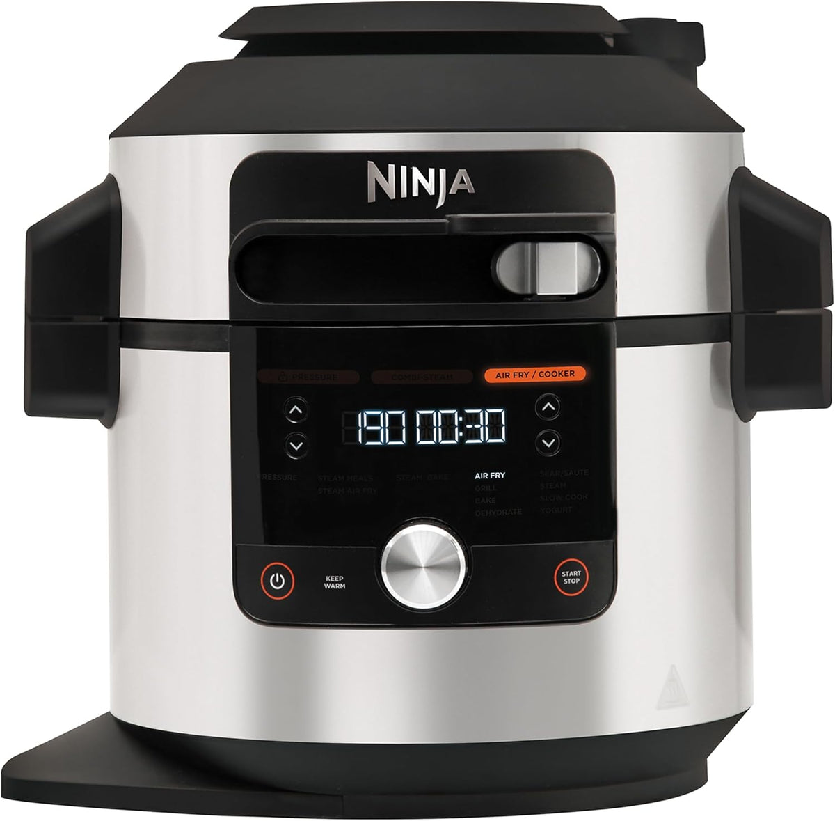 Ninja, Friggitrice ad aria, OL650EU, 7.5 L, Argento, acciaio inox, Airfryer, 12 Funzioni