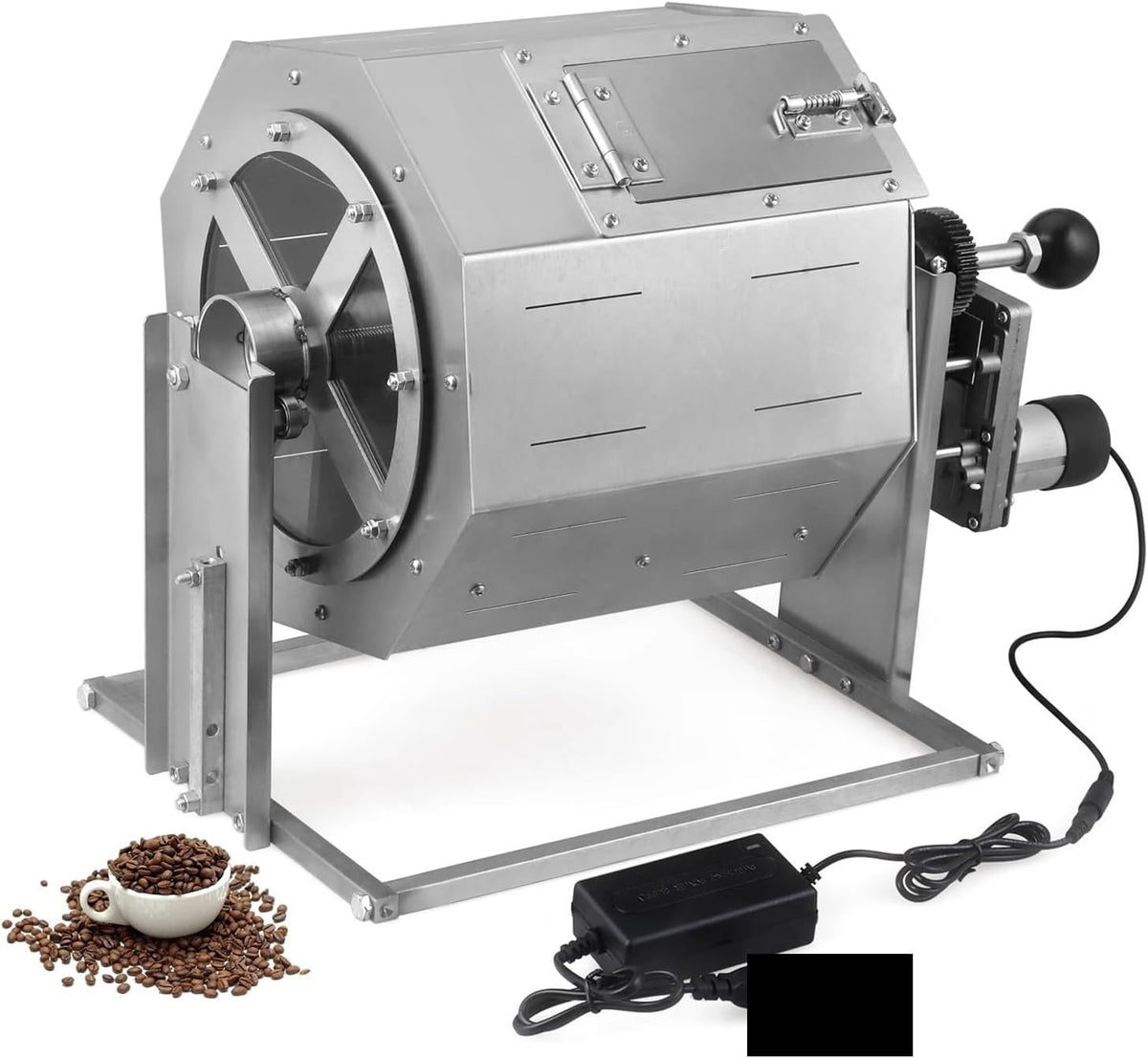 KOROBIE, Forno elettrico, 8 L, Nero/Argento, acciaio inox