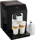 KRUPS, Macchina da caffè, EA8918, Nero/Argento, acciaio inox, vano contenitore
