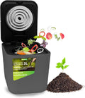 NutriChef, Secchi per fertilizzanti organici, 3 Litri, Grigio, autopulizia