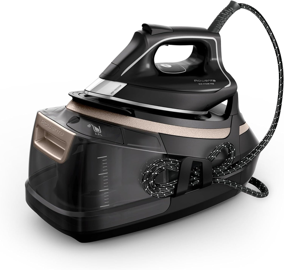 Rowenta, Ferri a caldaia, DG9640, 2800 W, 8 bar, 150 g, Nero