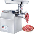 ZIXIAOS, Tritacarne, 800 W, 23x 20 x43 cm, 21 kg, Argento, acciaio inox