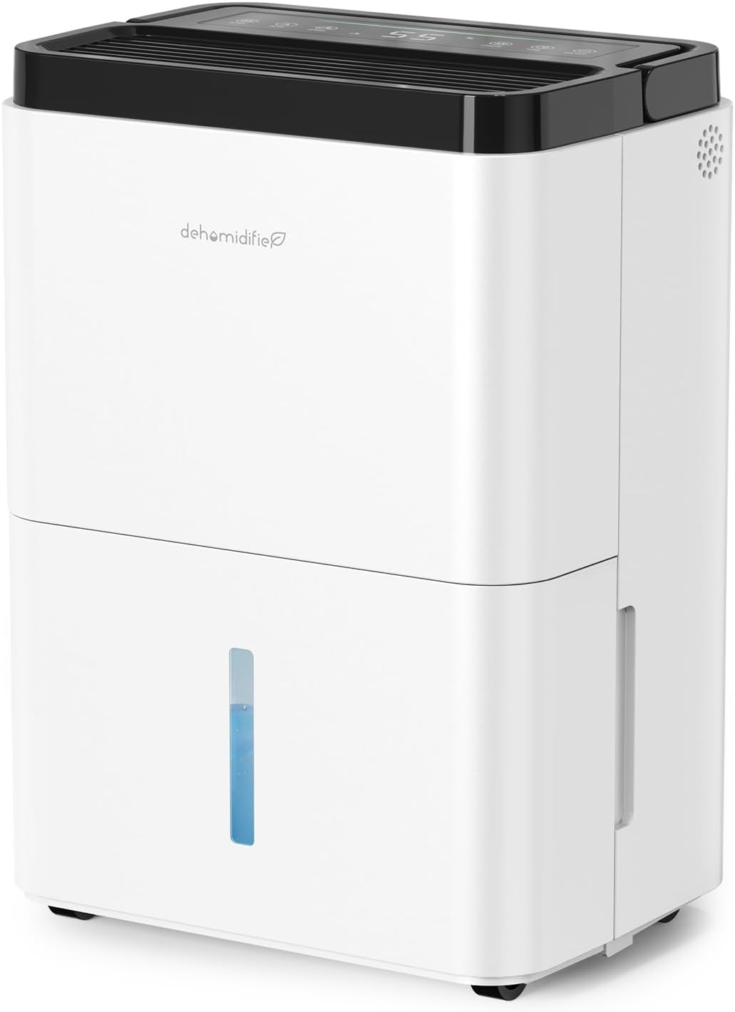 GOAMGE, Deumidificatore, 12 L, 70 cm, Bianco, timer, spegnimento automatico