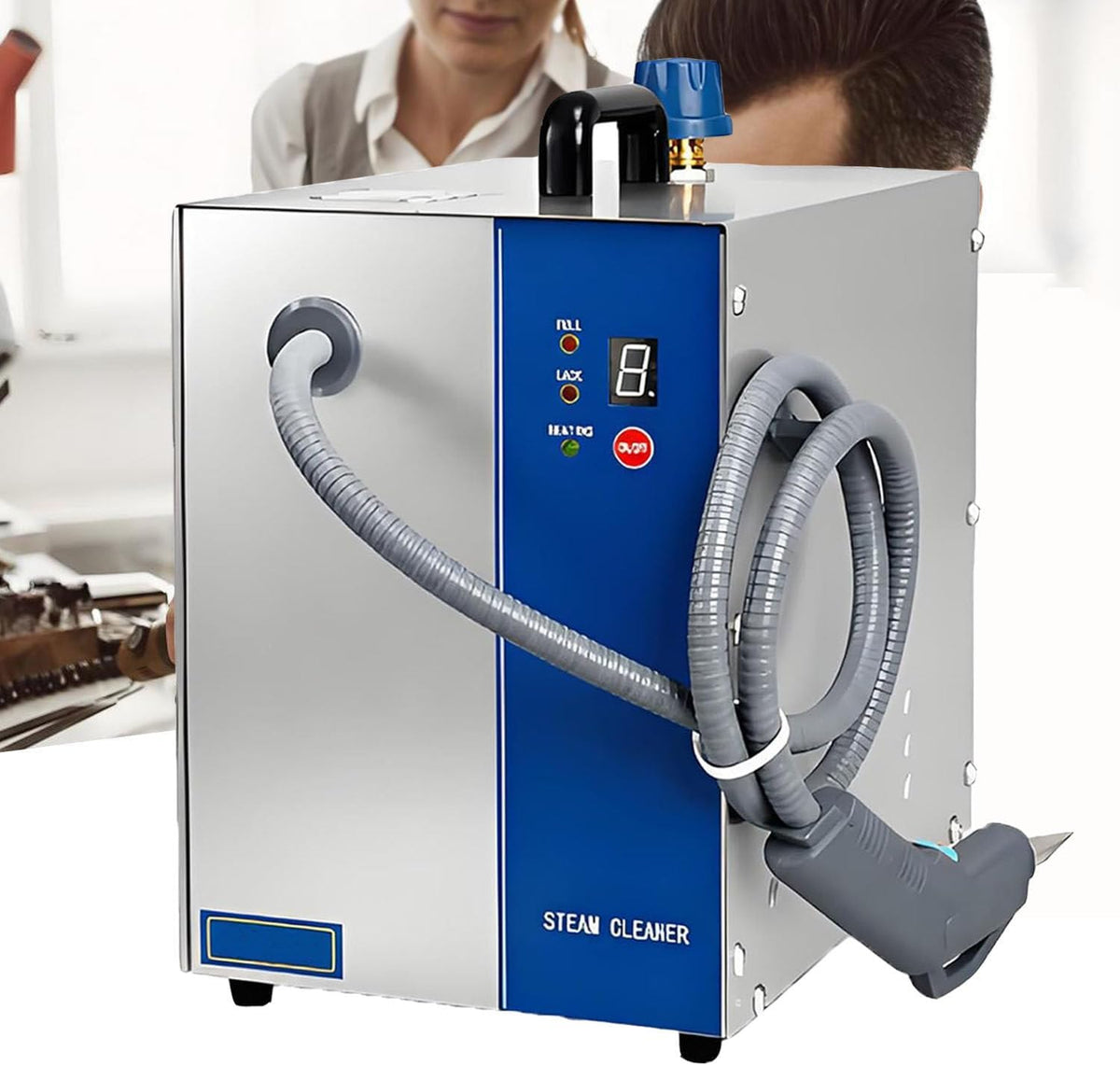 ByBoDi, Lavatrice, 135 °C, 1300 W, 110 V, Argento, acciaio inox