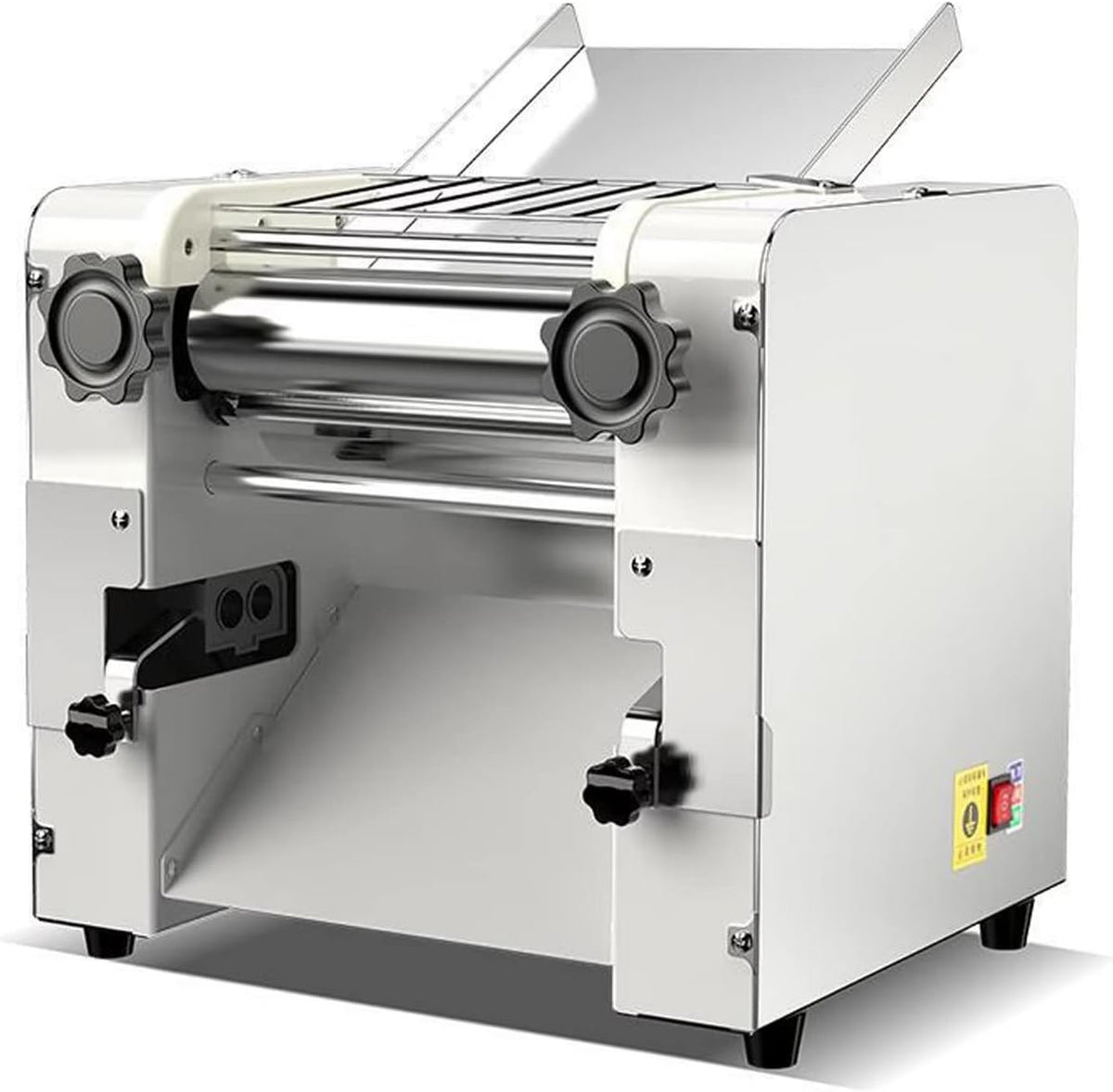 Macchine per la pasta elettriche, OWOHYG, 2200 W, 1 mm, 26 cm, Nero, acciaio inox